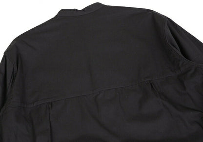 Y's BANG ON Cotton Twill Long Button-Up Black Size 2