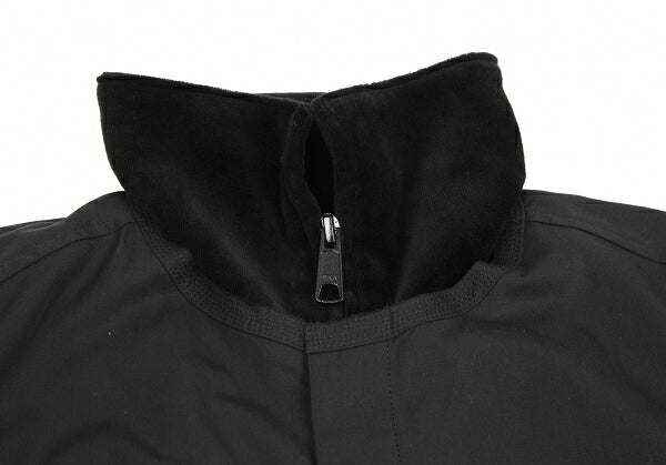 Y's.... 23AW Supima Cotton Double Layered Shirt Black Size 1