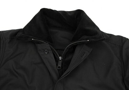 Y's.... 23AW Supima Cotton Double Layered Shirt Black Size 1