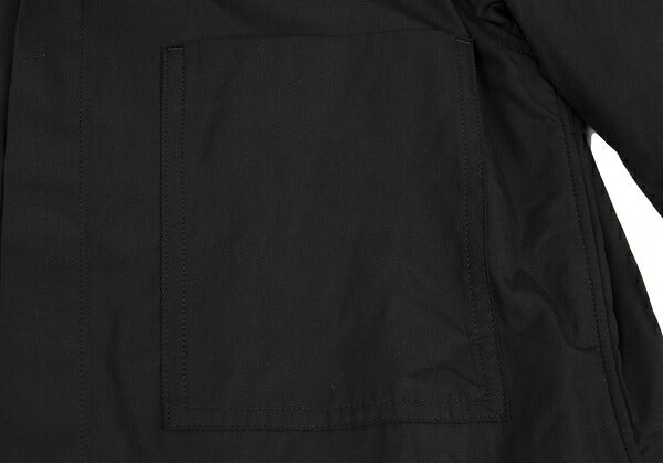 Y's.... 23AW Supima Cotton Double Layered Shirt Black Size 1