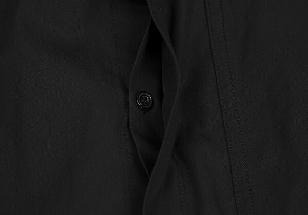 Y's.... 23AW Supima Cotton Double Layered Shirt Black Size 1