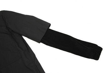 Y's.... 23AW Supima Cotton Double Layered Shirt Black Size 1
