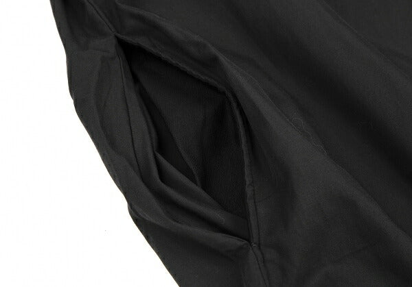 Y's.... 23AW Supima Cotton Double Layered Shirt Black Size 1