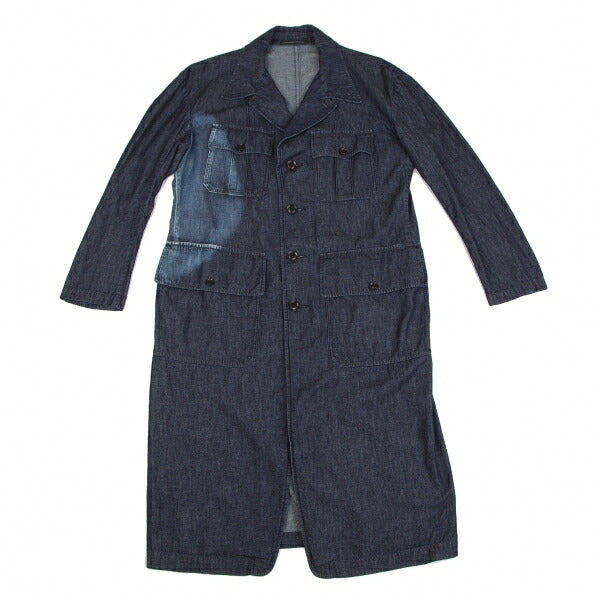 Y's 23SS Spotted Denim Long Jacket Indigo Size 1
