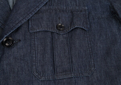 Y's 23SS Spotted Denim Long Jacket Indigo Size 1