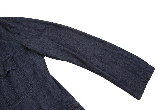 Y's 23SS Spotted Denim Long Jacket Indigo Size 1