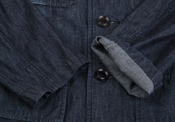 Y's 23SS Spotted Denim Long Jacket Indigo Size 1