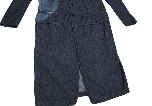 Y's 23SS Spotted Denim Long Jacket Indigo Size 1