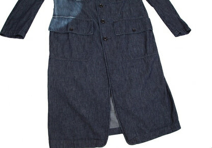 Y's 23SS Spotted Denim Long Jacket Indigo Size 1