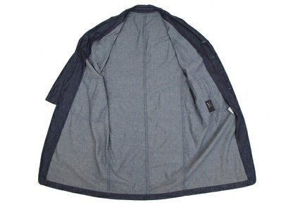 Y's 23SS Spotted Denim Long Jacket Indigo Size 1