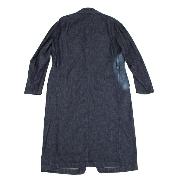 Y's 23SS Spotted Denim Long Jacket Indigo Size 1