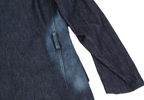 Y's 23SS Spotted Denim Long Jacket Indigo Size 1