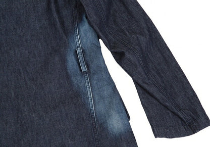 Y's 23SS Spotted Denim Long Jacket Indigo Size 1