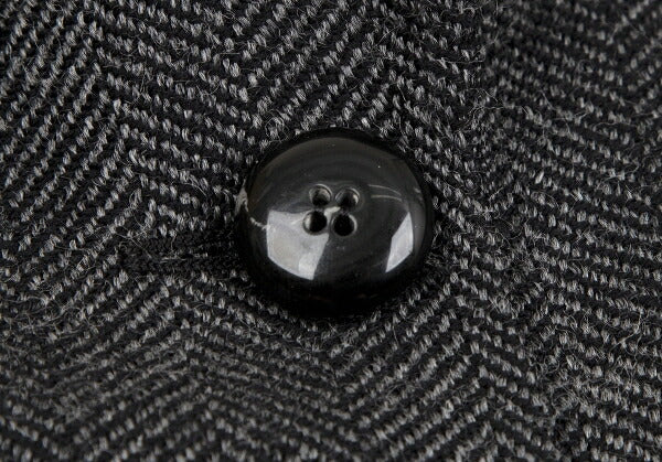 ARMANI COLLEZIONI Wool Stripe Collar Jacket Gray Size 38