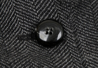 ARMANI COLLEZIONI Wool Stripe Collar Jacket Gray Size 38