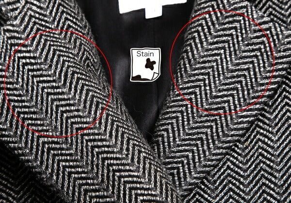 ARMANI COLLEZIONI Herringbone Wool Jacket Gray Size 38