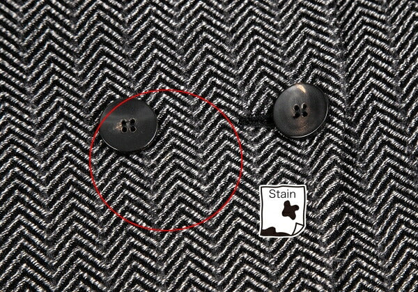 ARMANI COLLEZIONI Herringbone Wool Jacket Gray Size 38