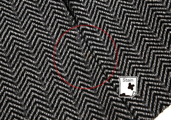 ARMANI COLLEZIONI Herringbone Wool Jacket Gray Size 38