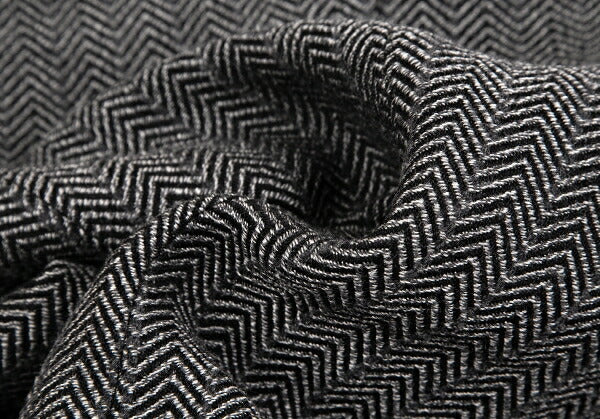 ARMANI COLLEZIONI Herringbone Wool Jacket Gray Size 38
