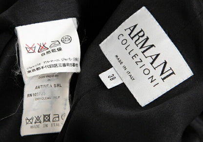 ARMANI COLLEZIONI Herringbone Wool Jacket Gray Size 38