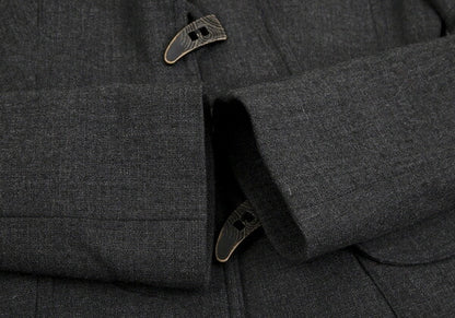 ARMANI COLLEZIONI Wool Design Button Jacket Gray Size 38