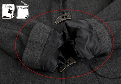 ARMANI COLLEZIONI Wool Design Button Jacket Gray Size 38