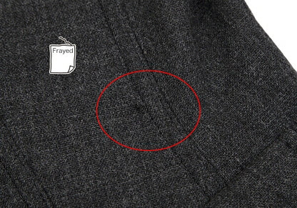 ARMANI COLLEZIONI Wool Design Button Jacket Gray Size 38