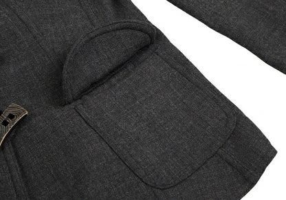 ARMANI COLLEZIONI Wool Design Button Jacket Gray Size 38