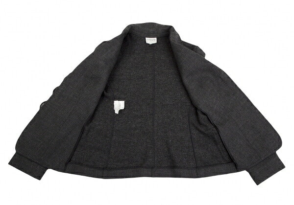 ARMANI COLLEZIONI Wool Design Button Jacket Gray Size 38