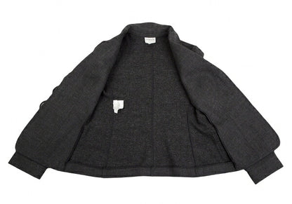 ARMANI COLLEZIONI Wool Design Button Jacket Gray Size 38