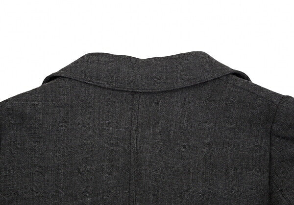 ARMANI COLLEZIONI Wool Design Button Jacket Gray Size 38