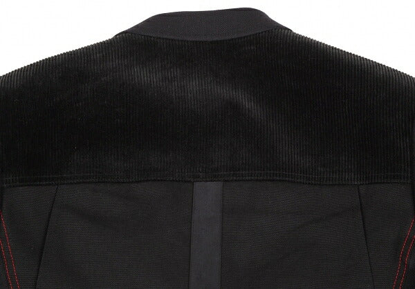 JUNYA WATANABE MAN Mixed Material Back Jacket Black Size S