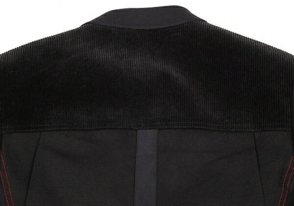 JUNYA WATANABE MAN Mixed Material Back Jacket Black Size S