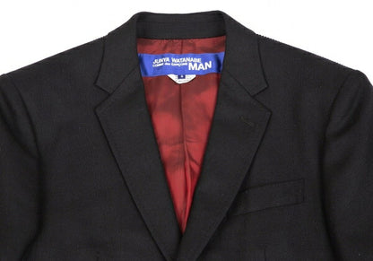 JUNYA WATANABE MAN Mixed Material Back Jacket Black Size S