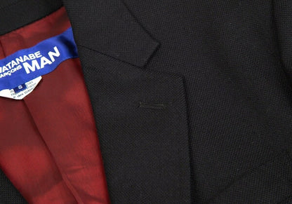 JUNYA WATANABE MAN Mixed Material Back Jacket Black Size S