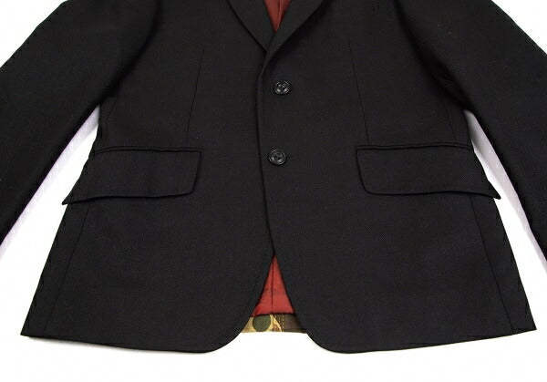 JUNYA WATANABE MAN Mixed Material Back Jacket Black Size S