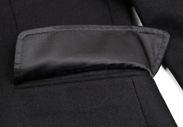 JUNYA WATANABE MAN Mixed Material Back Jacket Black Size S