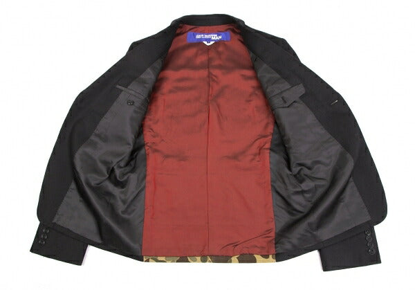 JUNYA WATANABE MAN Mixed Material Back Jacket Black Size S