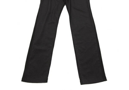 Y's Mixed Material Drawstring Pants Black Size 1