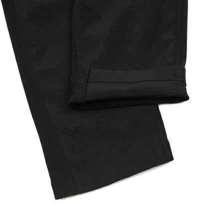 Y's Mixed Material Drawstring Pants Black Size 1