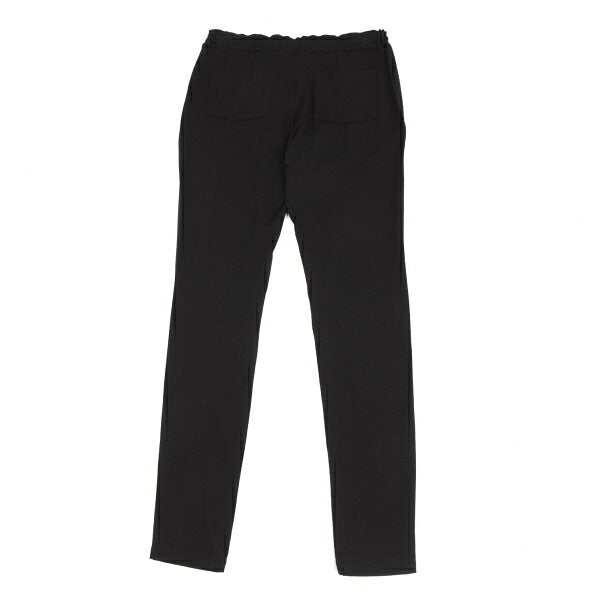 Y's Mixed Material Drawstring Pants Black Size 1