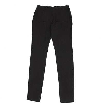 Y's Mixed Material Drawstring Pants Black Size 1