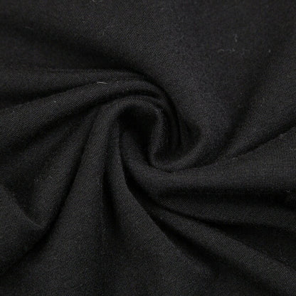 Y's Mixed Material Drawstring Pants Black Size 1
