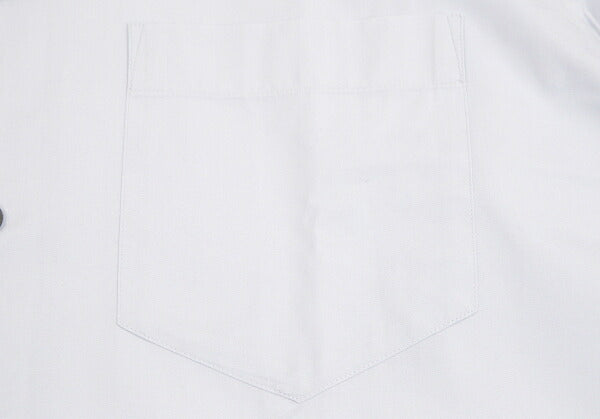 ISSEY MIYAKE MEN Cotton Broadcloth Stand Light Gray Shirt Size 2