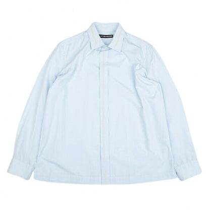 ISSEY MIYAKE MEN Cotton Broadstitch Fly Front Shirt Size 2