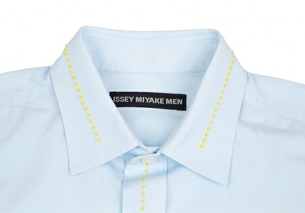 ISSEY MIYAKE MEN Cotton Broadstitch Fly Front Shirt Size 2