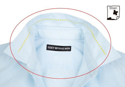 ISSEY MIYAKE MEN Cotton Broadstitch Fly Front Shirt Size 2