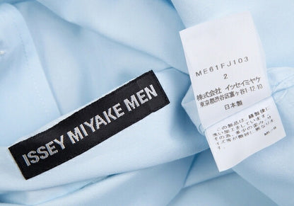 ISSEY MIYAKE MEN Cotton Broadstitch Fly Front Shirt Size 2