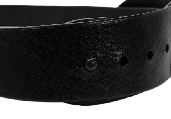 ISSEY MIYAKE FETE Leather Belt Black