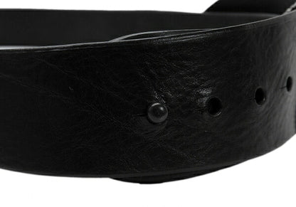 ISSEY MIYAKE FETE Leather Belt Black